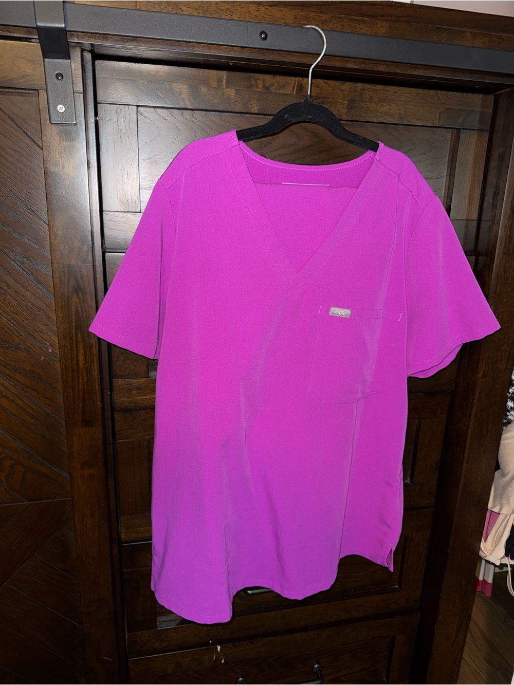 Figs scrub set. Med top. Small petite joggers